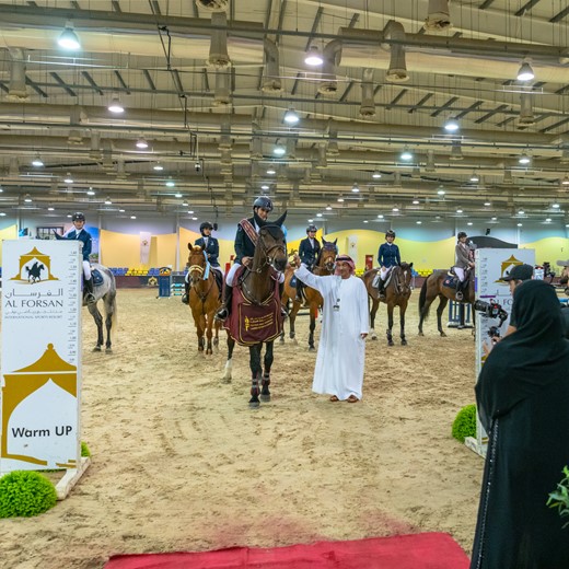 Under the Patronage of Her Highness Sheikha Fatima Bint Mubarak, LATIFA AL AMEEMI WINS LADIES NATIONAL SHOW CATEGORY ON SECOND DAY OF 10TH EDITION OF FBMA INTERNATIONAL SHOW JUMPING CUP IN ABU DHABI