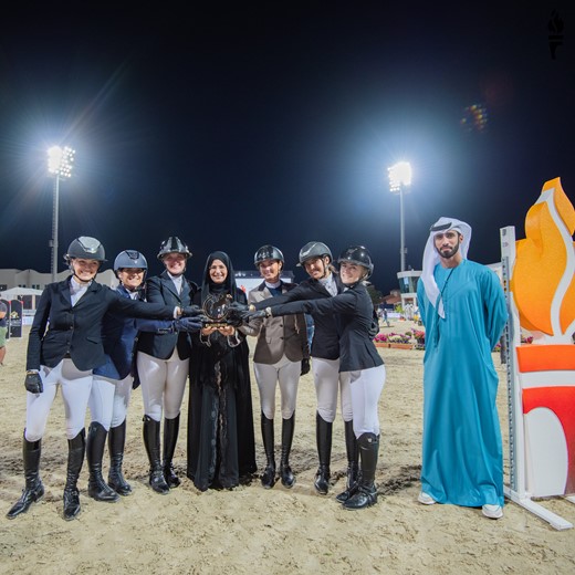 Under the Patronage of Her Highness Sheikha Fatima Bint Mubarak, WORLD’S BEST RIDERS CONTINUE TO IMPRESS AT FBMA INTERNATIONAL SHOWJUMPING CUP IN ABU DHABI